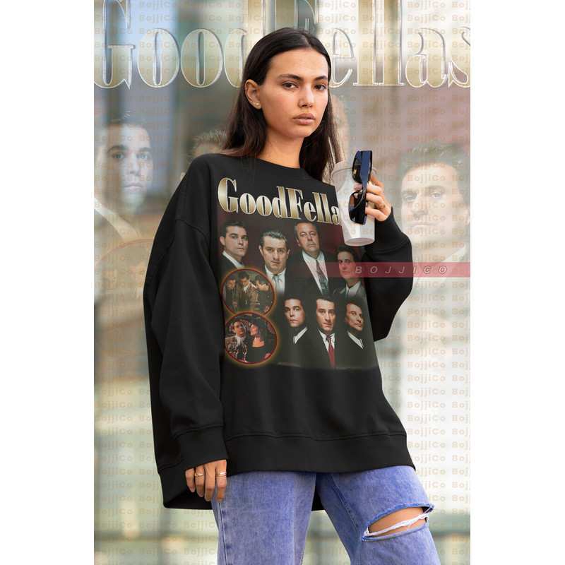 GOODFELLAS sweatshirt Film Shirt, Robert De Niro, Joe Pesci, Spider Michael Imperioli, Tony Sirico Shirt, Frank Sivero Tshirt, Gangster Tees.jpg