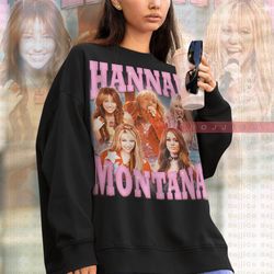 HANNAH MONTANA Sweatshirt, Hannah Montana Homage Sweater, Hannah Montana Fan, Hannah Monta
