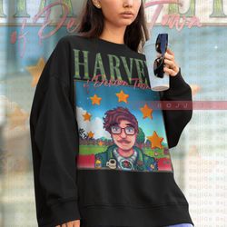 harvey stardw valley sweatshirt,food spirit stardw vally sweater  stardw vally character h