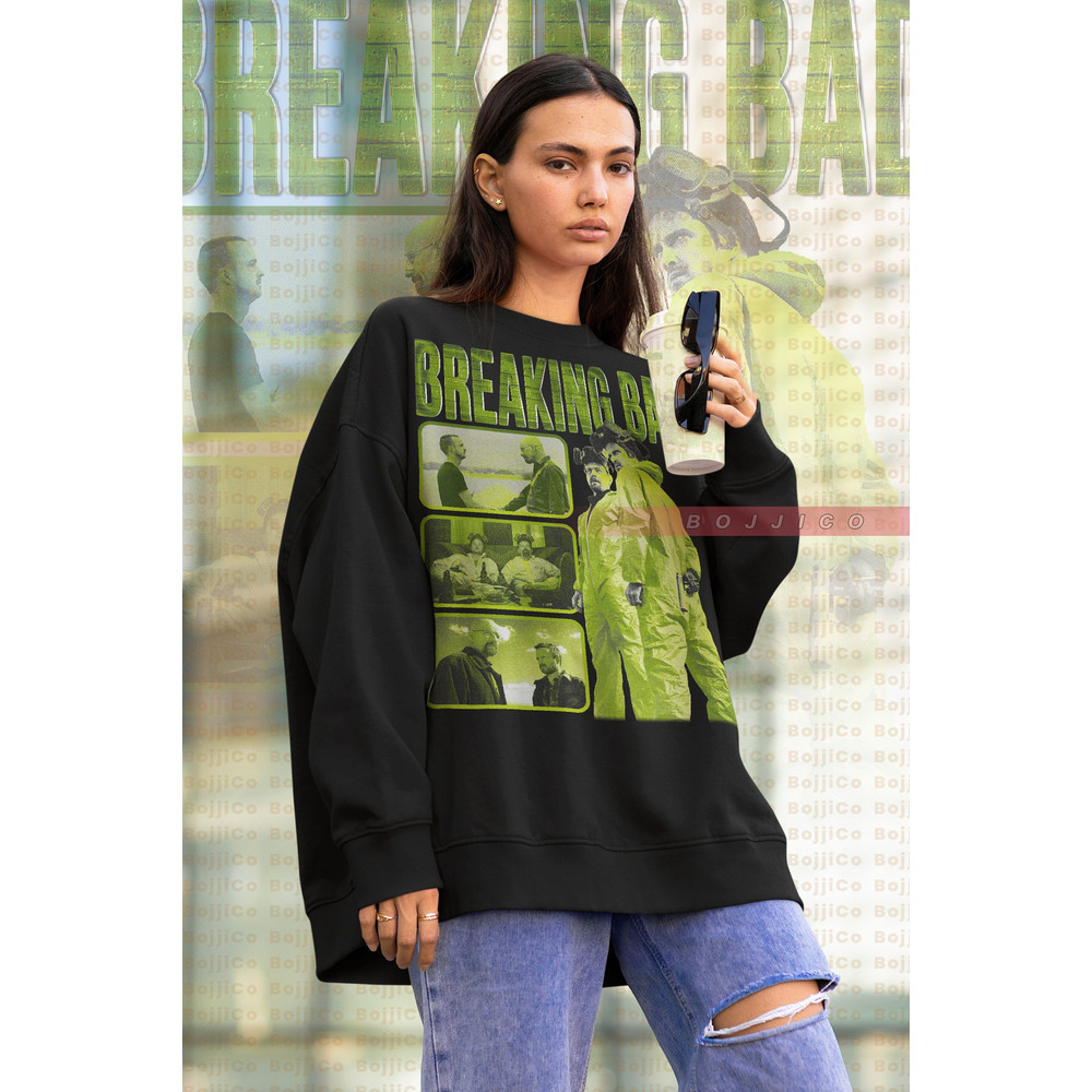 Heisenberg Sweatshirt, Walter White Vintage Homage Retro sweatshirt Breakking Bad Sweater Breaakingg Bad Homage Fan Tshirt Walter White.jpg