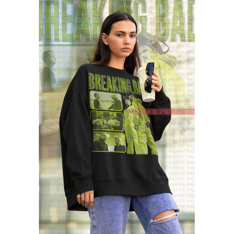 Heisenberg Sweatshirt, Walter White Vintage Homage Retro sweatshirt Breakking Bad Sweater Breaakingg Bad Homage Fan Tshirt Walter White.jpg