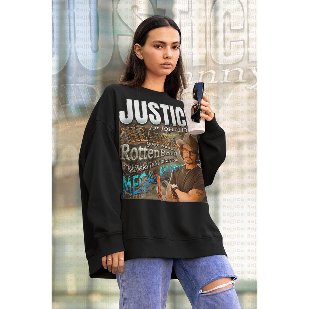 JUSTICE For JOHNNY Depp Sweatshirt, Mega Pint Johnny Depp HEARSAY Sweater, Johnny Depp Longsleeve, Johnny Depp RottenBorn, Johnny Depp Tee.jpg