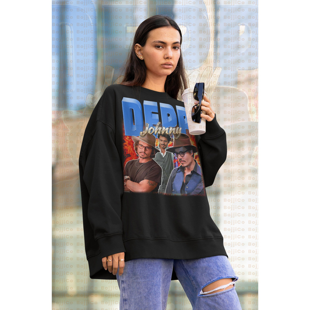 JUSTICE For JOHNNY DEPP Sweatshirt, Tribute Johnny Depp Homage Sweater, Johnny Depp Longsleeve, Johnny Depp RottenBorn, Johnny Depp Gift.jpg