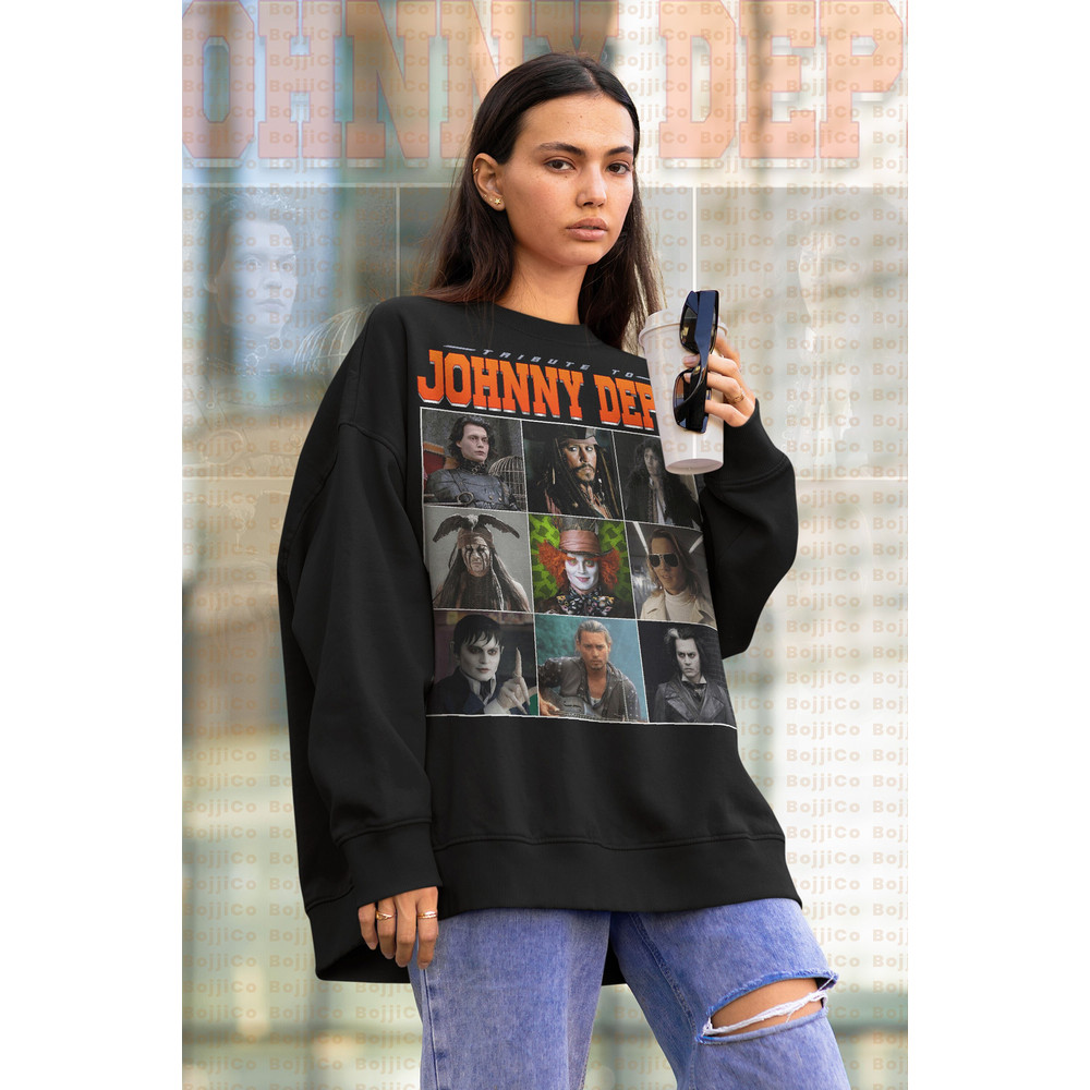JUSTICE For JOHNNY DEPP Sweatshirt, Tribute To Johnny Depp Sweater, Johnny Depp Longsleeve, Johnny Depp RottenBorn Trial, Johnny Depp Gift.jpg