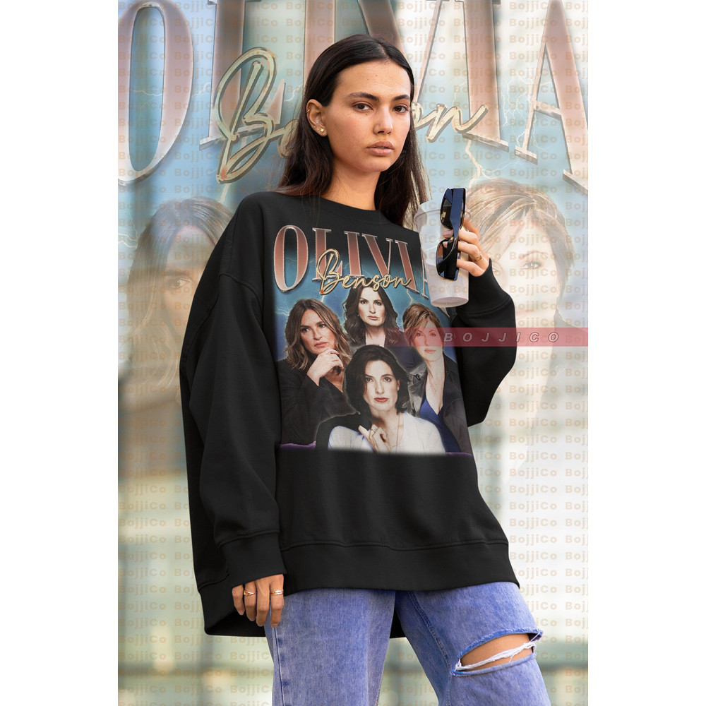 OLIVIA Benson Sweatshirt, Mariska Hargitay Tees, ELLIOT Stabler Law And Order SVU 90's Vintage Sweater, Elliot Olivia, Law And Order Series.jpg