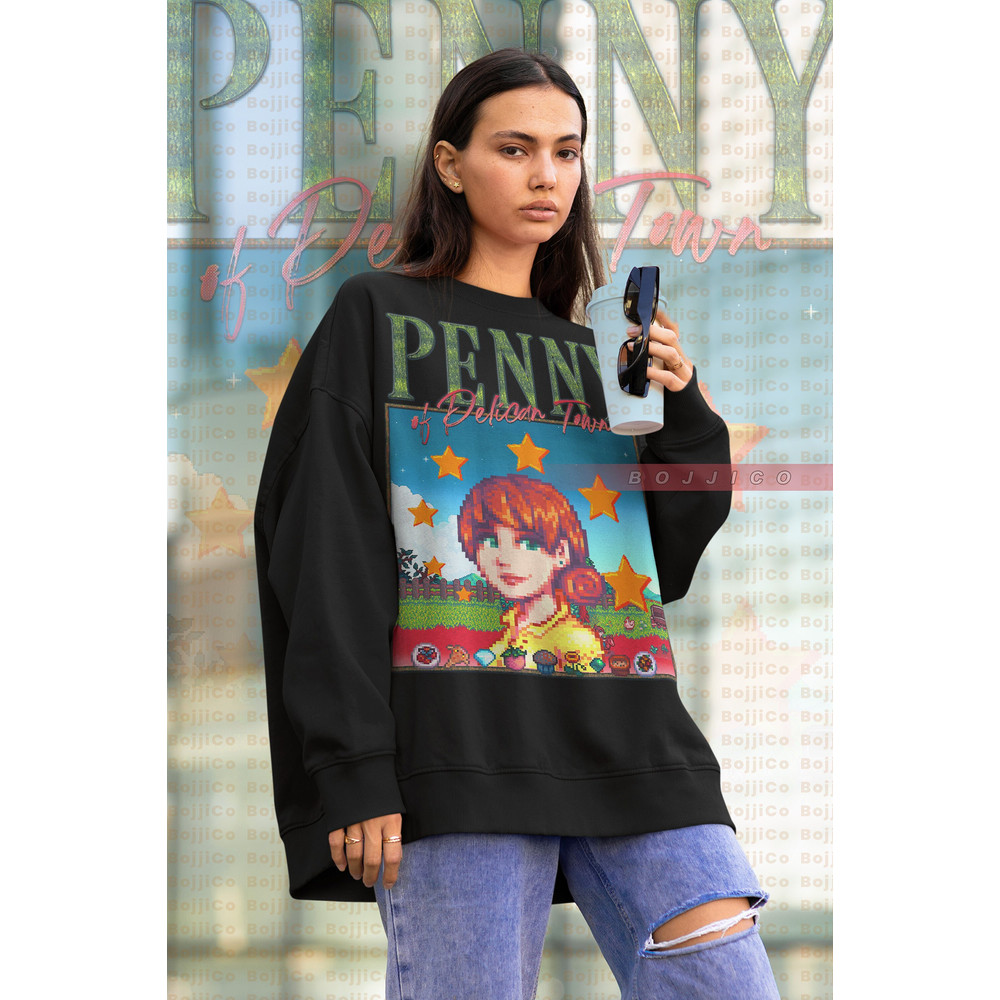 PENNY STARDW VALLEY Sweatshirt,Food Spirit Stardw Vally Sweater Stardw Vally Character Penny Gift,, Farming Harvst Moon Rpg Video Game Tee.jpg