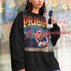 prison mike dementors vintage sweatshirt, the office steve carell hoodie, michael scott te