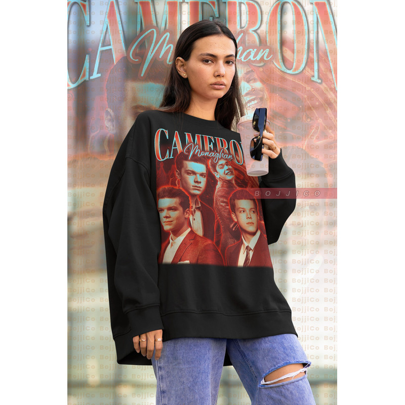 RETRO CAMERON MONAGHAN Sweatshirt, Cameron Monaghan Vintage Sweater Ian gallagher Homage Tshirt Cameron Monaghan Fan Tees Shameless,.jpg