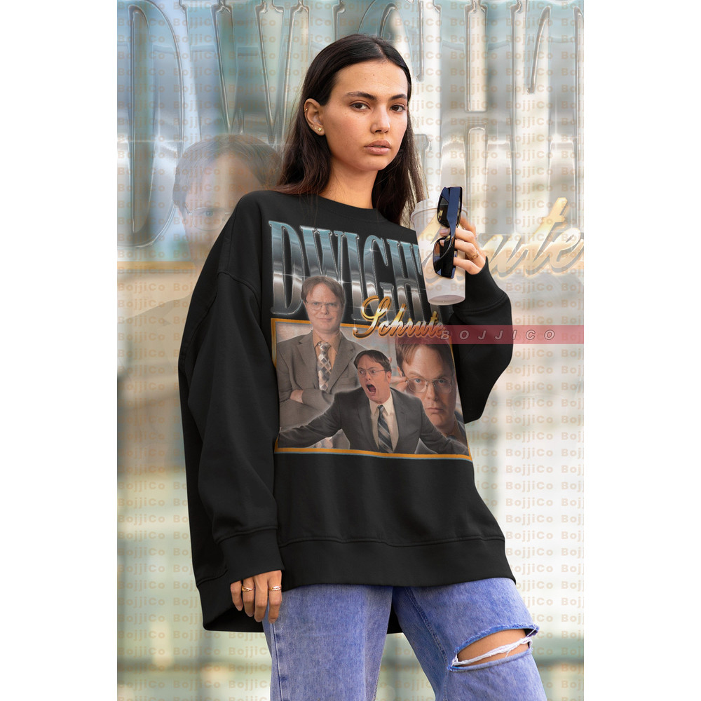 RETRO DWIGHT Schrute Sweatshirt, The Office, Schrute Farm Jim Halpert Pam Beesly Tv Show Offfice, The Offfice Shirt, Dwight Schrute Sweater.jpg