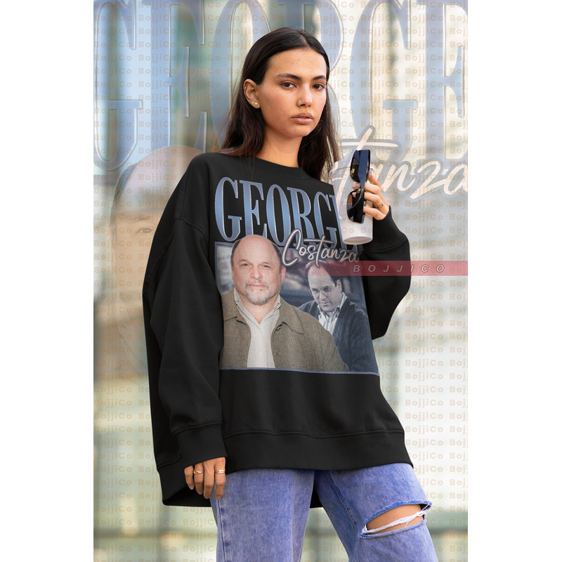 RETRO GEORGE Costanza Sweatshirt, George Seinfield Sweater, Costanza Hoodie, George Costanza Homage Shirt, Seinfeld Fan, TV Seinfeld Sitcom-1.jpg