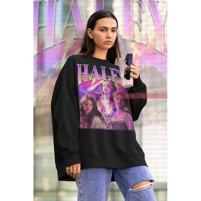 RETRO HALEY BENNETT Sweatshirt, Emma Cullen Sweater, Passenger Hoodie Vintage, Haley Bennett Homage Shirt, Haley Bennett Fan, Bennett Retro.jpg