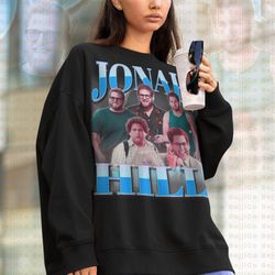 retro jonah hill movie actor sweatshirt, jonah hill vintage sweater, jonah hill comedian,
