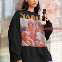 retro nadia lee cohen sweatshirt, nadia lee cohen vintage, nadia lee cohen homage, nadia l