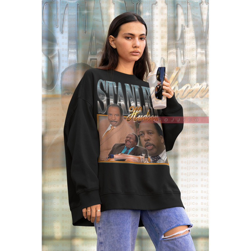 RETRO STANLEY HUDSON The Office Tv Series Sweatshirt, Pretzel Day! Actor Leslie David Tshirt, The Office Merch, Jim, Pam, Dwight, Mike.jpg
