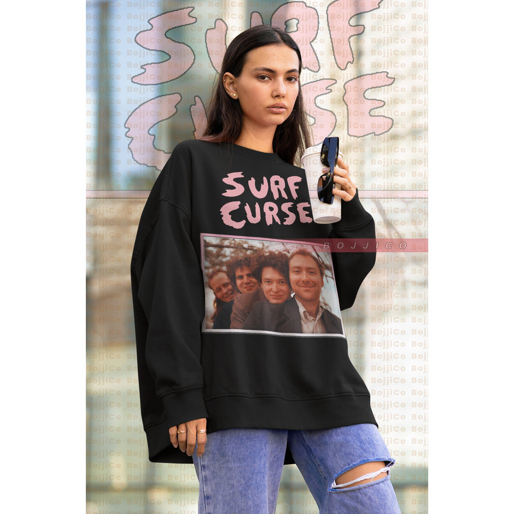 RETRO SURF CURSE Sweatshirt, Surf Curse Vintage Surf Curse Homage Sweater Surf Curse Fan Tees Surf Curse Retro 90s Sweater, Surf Curse.jpg