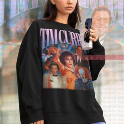 retro tim curry sweatshirt, tim curry vintage sweater tim curry homage, tim curry fan ti