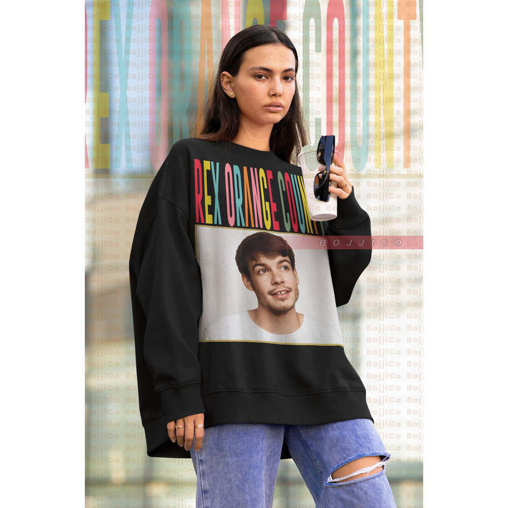 REX ORANGE COUNTY Sweatshirt, Rex Orange County Fan Sweatshirt, Rex Orange County Homage Sweatshirt, Rex Orange County Vintage Sweatshirt-2.jpg