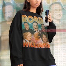 robin williams vintage inspired sweatshirt, carpe diem 90s retro homage robin williams tri