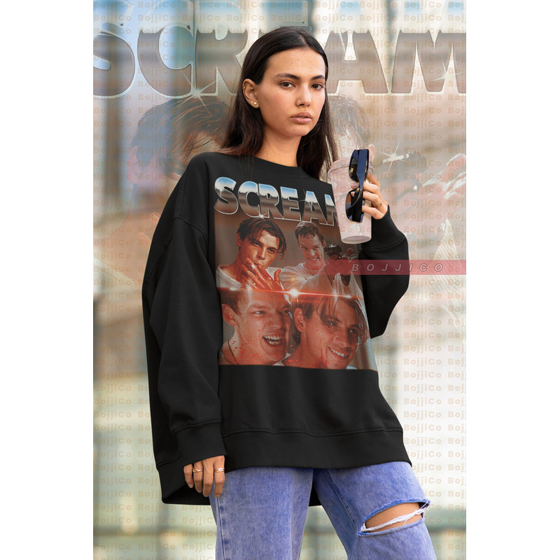SCREAM Stu Macher Billy loomis SCREAM Sweater, Let's Watch Scary Movie Sweatshirt, Horror Tees, Kill3r Homage Fan Shirt Sidney, Stu Matcher.jpg