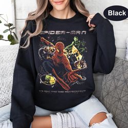 vintage spider man sweatshirt, marvel the amazing spider man shirt, superhero comic shirt, marvel fan gift shirt, spider