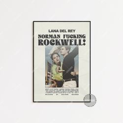 lana del rey posters norman fucking rockwell poster album cover poster, poster print wall art, , , lana del rey less29