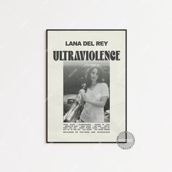 lana del rey posters  ultraviolence poster  album cover poster, poster print wall art, , , lana del rey less292.jpg