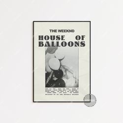 the weeknd retro newspaper print, the party and the after party poster,lyrics print, house of balloons poster, poster, ,