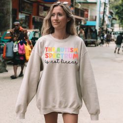 autism is a spectrum sweatshirt, autism awareness hoodie, infinity symbol, neurodiversity shirt ,autism acceptance, auti