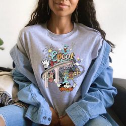 disney epcot shirt, vintage epcot 1982 shirt, vintage disney shirt, mickey and friends, epcot trip shirt, disney family