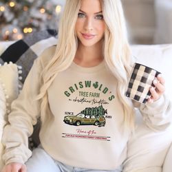 griswolds tree farm since 1989 sweatshirt, christmas sweatshirt, christmas sweatshirt, christmas family, christmas gift