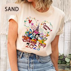 mickey and friends disney trip 2023 shirt, disney family trip 2023 family vacation shirt, disney trip shirt, disney grou