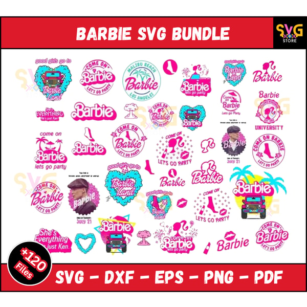Barbie SVG, Barbie PNG, Barbie Logo, Barbie Clipart, Barbie - Inspire ...