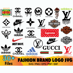 35 fashion brands logo bundle, luxury brands logo svg , gucci svg, louis vuitton svg , balenciaga symbol, gucci logo