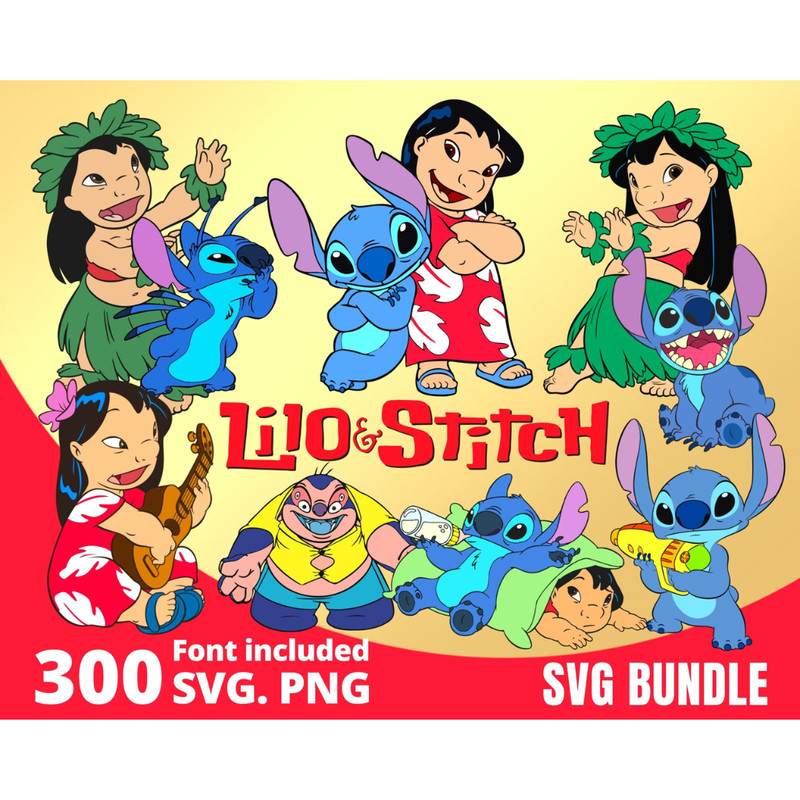Lilo and Stitch SVG Bundle.png