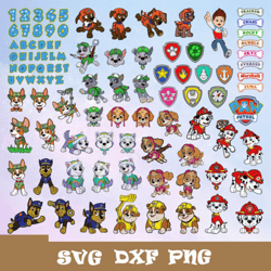 paw patrol svg bundle, paw patrol svg, paw patrol clipart