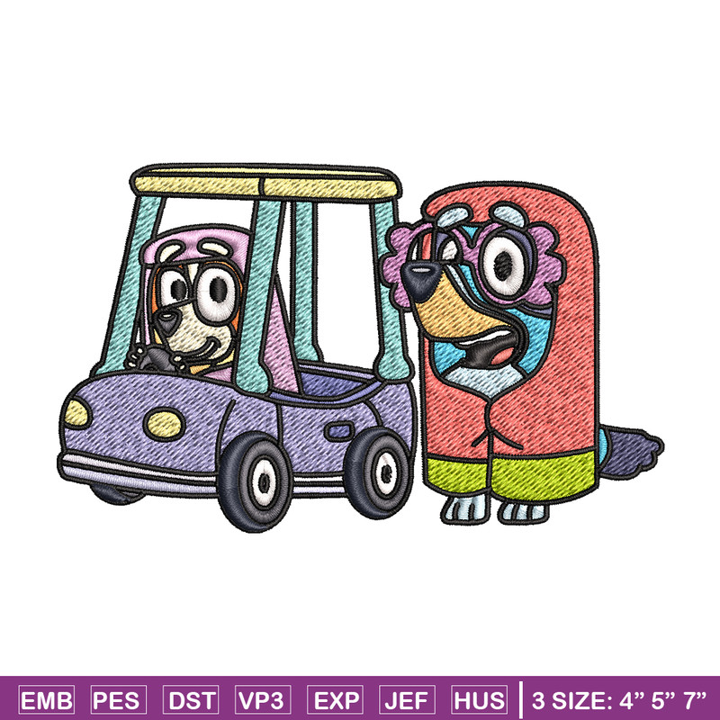 Bluey bingo Embroidery design, Bluey Embroidery, Embroidery File, cartoon design, cartoon shirt, Digital download..jpg