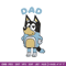 Bluey Dad Embroidery, Bandit Heeler Embroidery, Embroidery File, cartoon design, cartoon shirt, Digital download..jpg