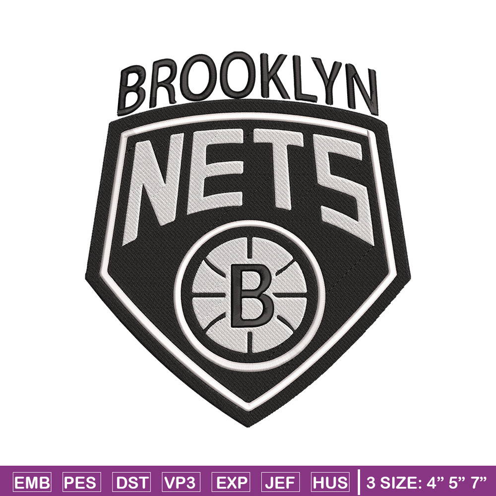 Brooklyn Nets logo embroidery design, NBA embroidery,Sport embroidery, Logo sport embroidery, Embroidery design.jpg
