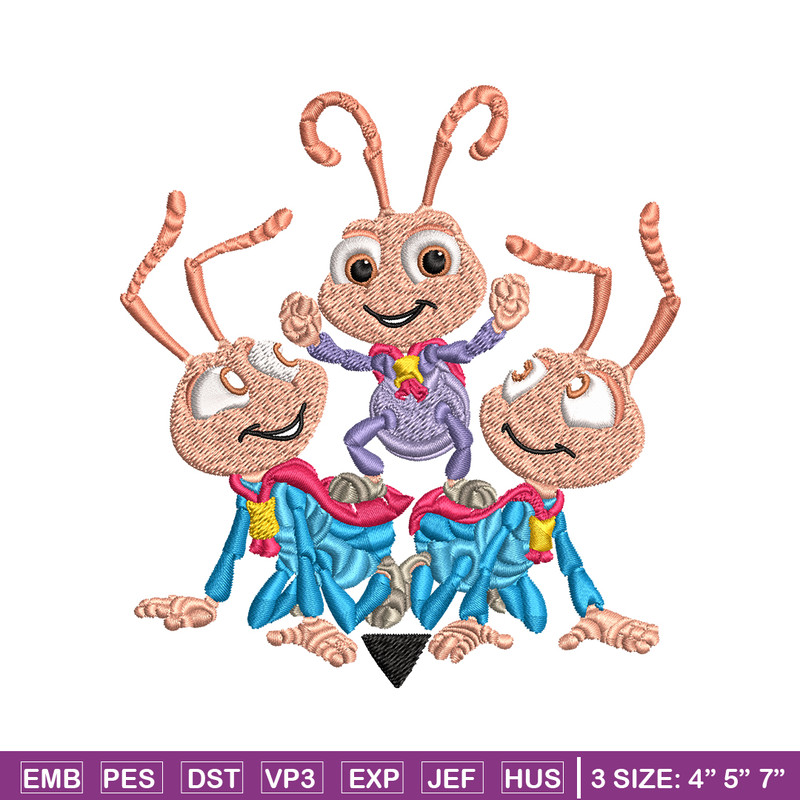 Bug's Life logo Embroidery design, Bug's Life logo Embroidery, cartoon design, Embroidery File, Digital download..jpg