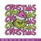 Chrismas Grinch Embroidery Design, Grinch Embroidery, Embroidery File, Chrismas Embroidery, Anime shirt,Digital download.jpg