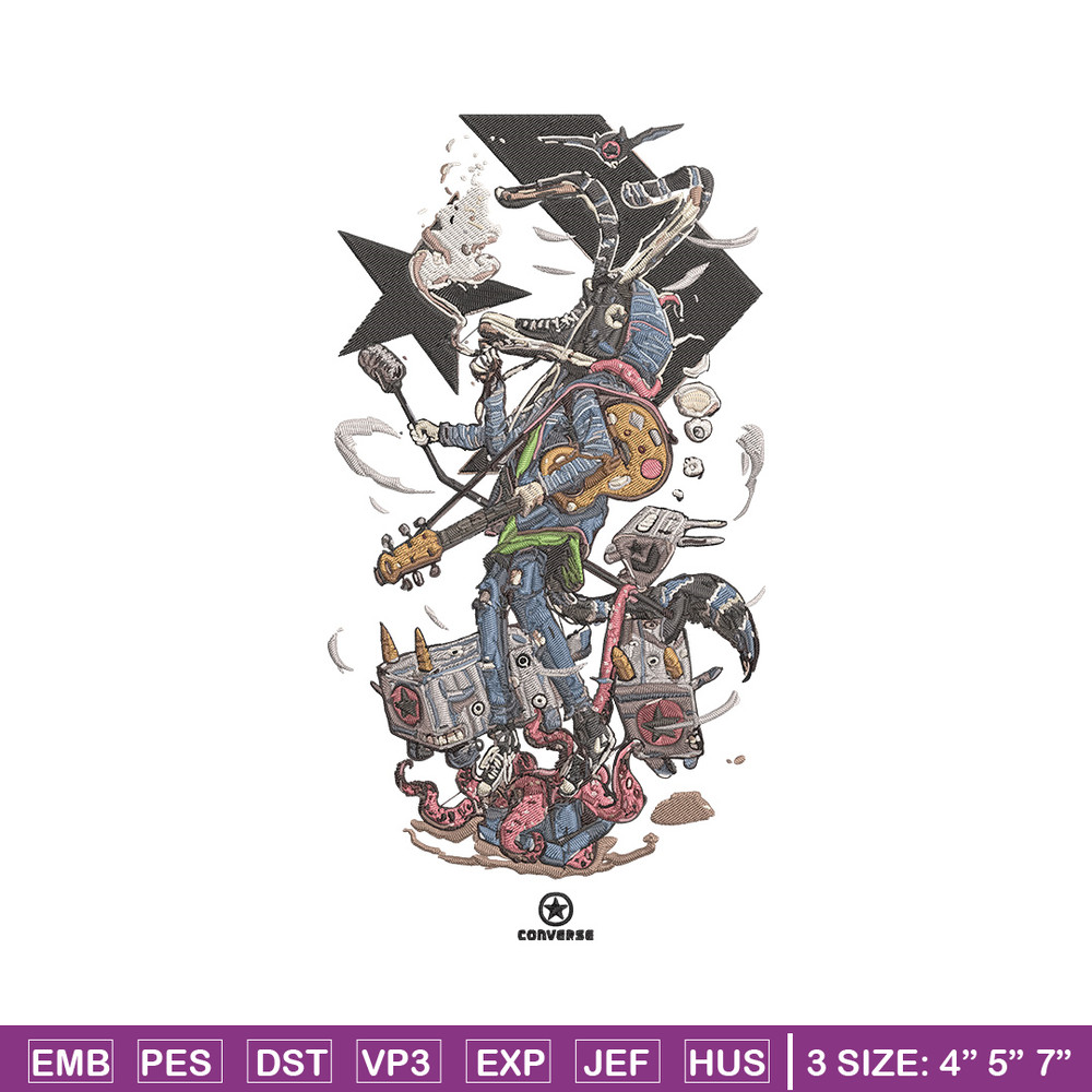 Converse logo Embroidery Design, Converse Embroidery, Embroidery File, Anime Embroidery, Anime shirt, Digital download.jpg
