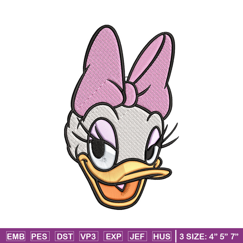 Daisy Duck Embroidery Design, Disney Embroidery, Embroidery design, cartoon shirt, Embroidery File, Digital download..jpg