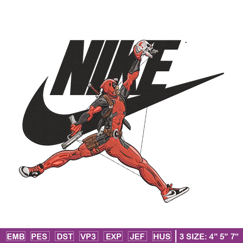 Deadpool nike Embroidery Design, Deadpool Embroidery, Embroidery File,Nike Embroidery, Anime shirt, Digital download.jpg