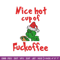 Fuckoffee embroidery design,Chrismas design, Embroidery shirt, Embroidery file, Grinch embroidery, Digital download.jpg