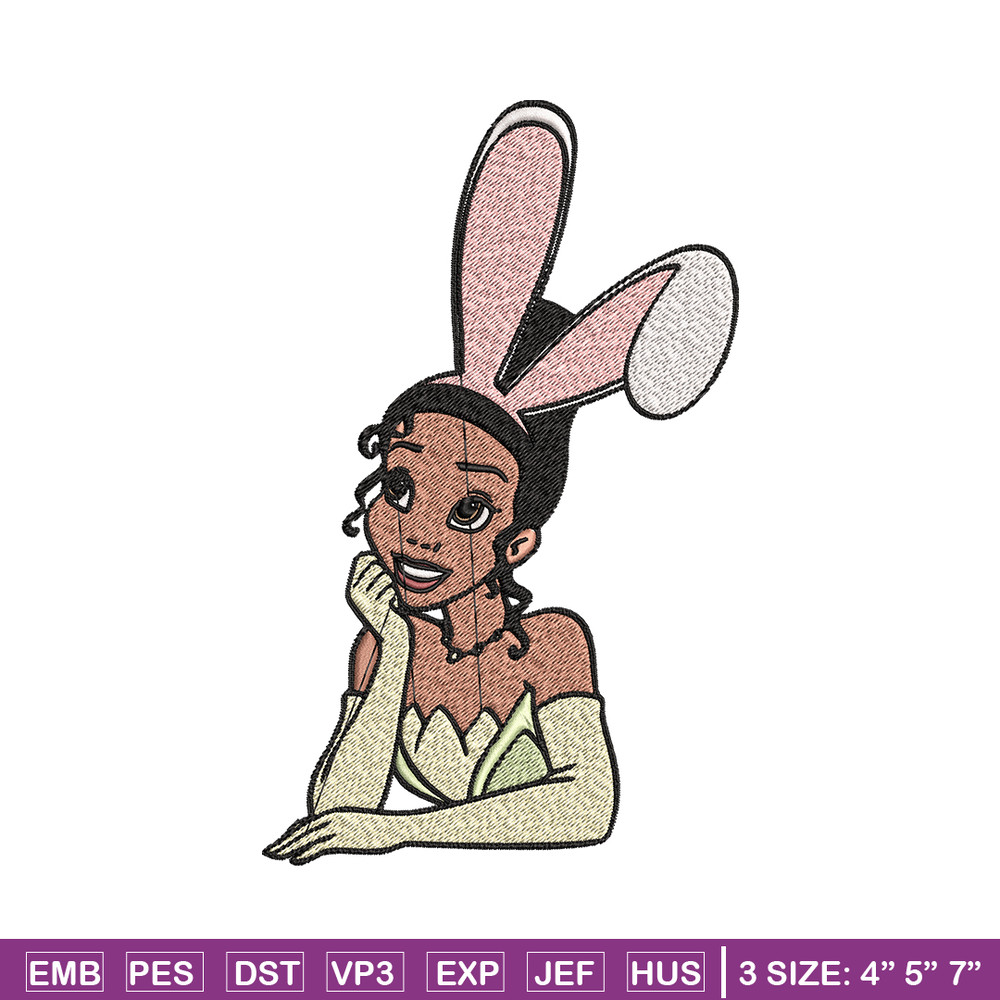 Girl bunny Embroidery design, Girl bunny Embroidery, Cartoon design, Embroidery File, logo shirt, Digital download..jpg