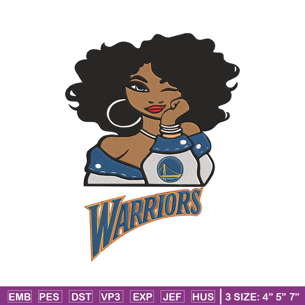 Golden State Warriors girl embroidery design, NBA embroidery,Sport embroidery, Embroidery design,Logo sport embroidery.jpg