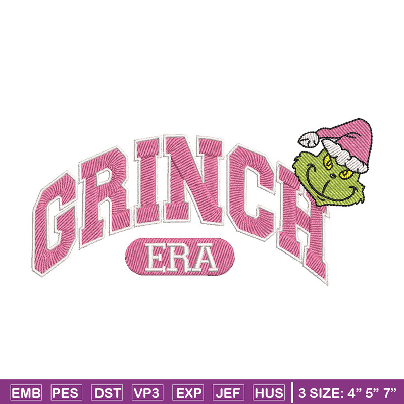 Grinch era embroidery design, Grinch embroidery, Chrismas design, Embroidery shirt, Embroidery file, Digital download.jpg