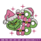Grinch laugh embroidery design,Chrismas design, Embroidery shirt, Embroidery file, Grinch embroidery, Digital download.jpg