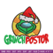 Grinch postor Christmas Embroidery design, Grinch christmas Embroidery, Grinch design, Embroidery file, Instant download.jpg