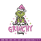 Grinch today embroidery design, Grinch embroidery, Chrismas design,Embroidery shirt, Embroidery file, Digital download.jpg